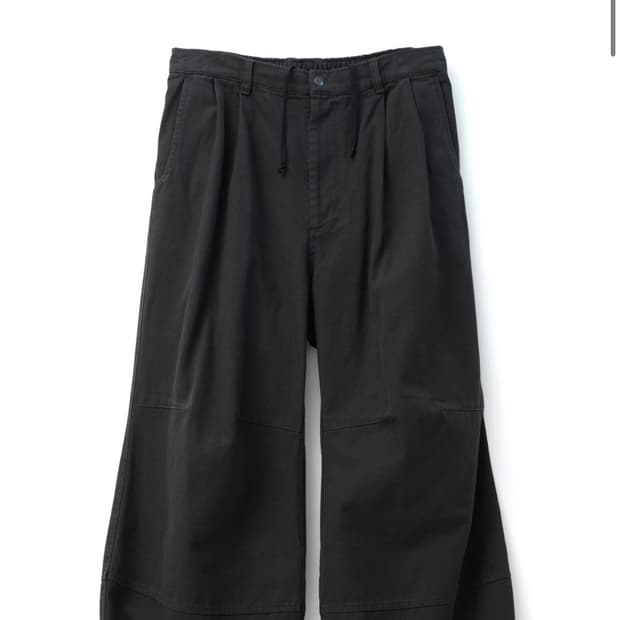 [3]해칭룸 볼륨 팬츠 옥스포드 워시드 차콜