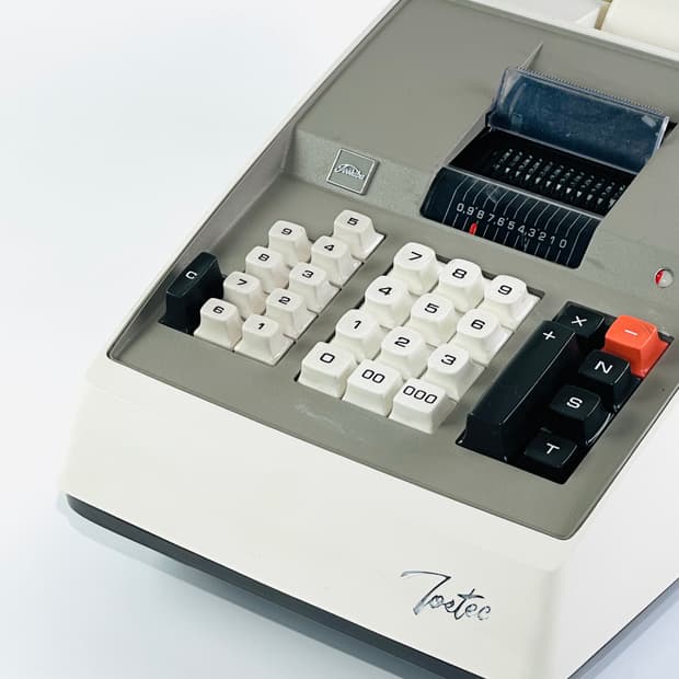 도시바 빈티지 tostec 전기기계식 계산기