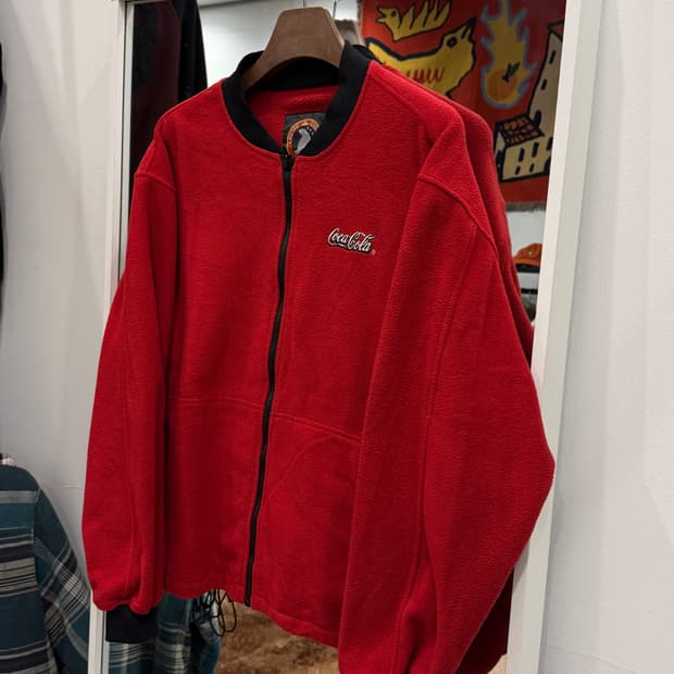 Arctic Circle 빈티지 코카콜라 플리스 자켓