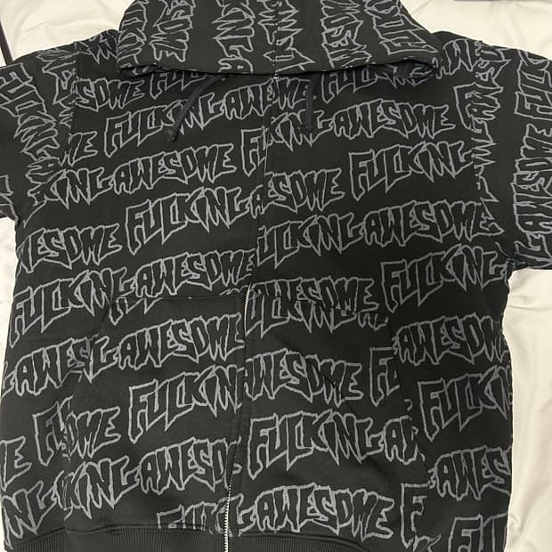 퍼킹어썸 리플렉티브 후드집업 S