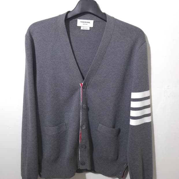 [새상품급, 2Size] 톰브라운 밀라노스티치 가디건 Gray