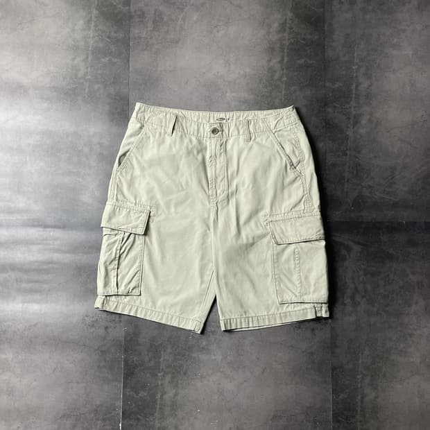 OLD NAVY 올드네이비 빈티지 아이보리 카고 하프 팬츠 A00784