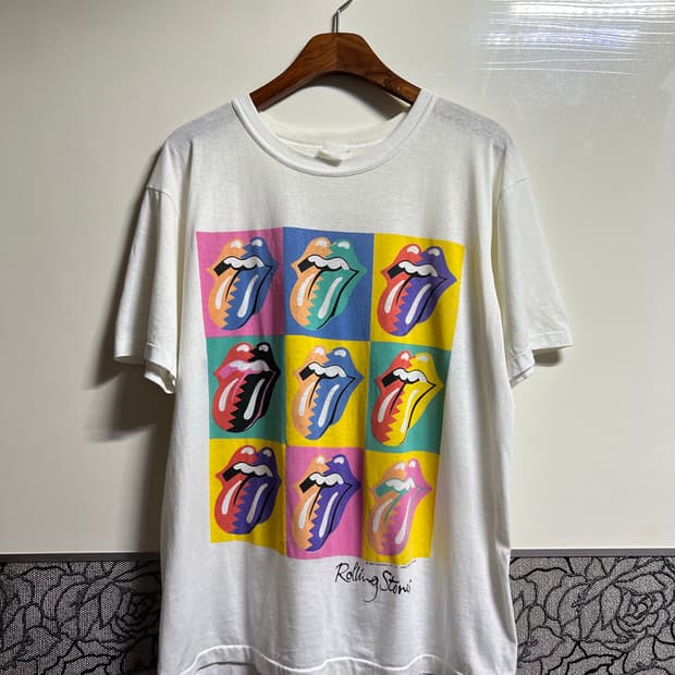 80s 빈티지 롤링스톤즈 밴드티