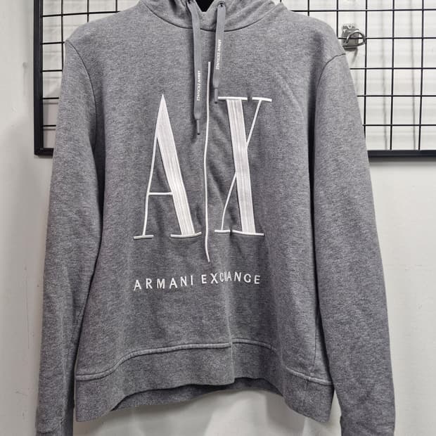 95M 알마니익스체인지 회색 후드티.