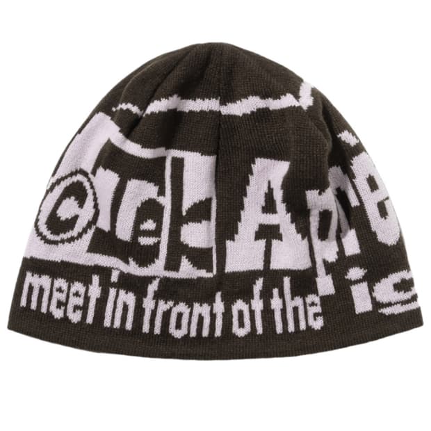 테켓 아프레스 스키 비니 브라운