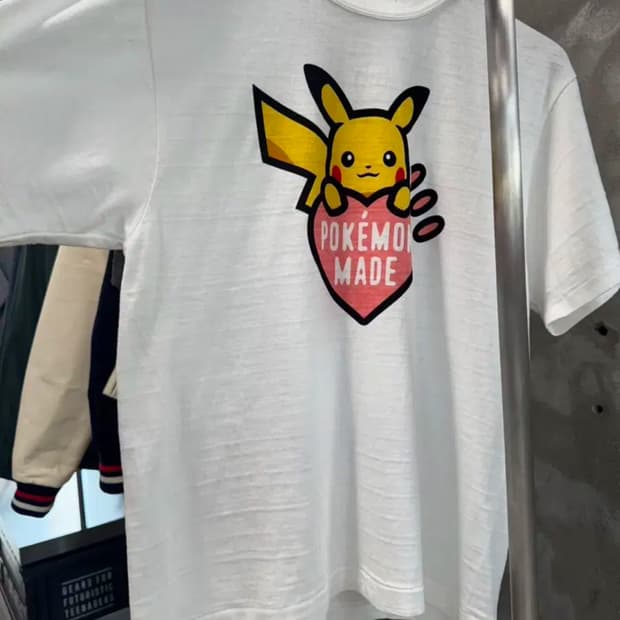 최저가 휴먼메이드 피카츄 반팔 xl 블랙 화이트