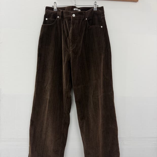 아워레가시 코듀로이 바스트컷 초콜렛 브라운 48