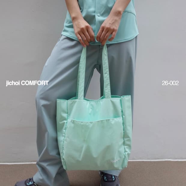 지초이 컴포트 26-002 나일론 팬츠 1사이즈 (DUSTY JADE)
