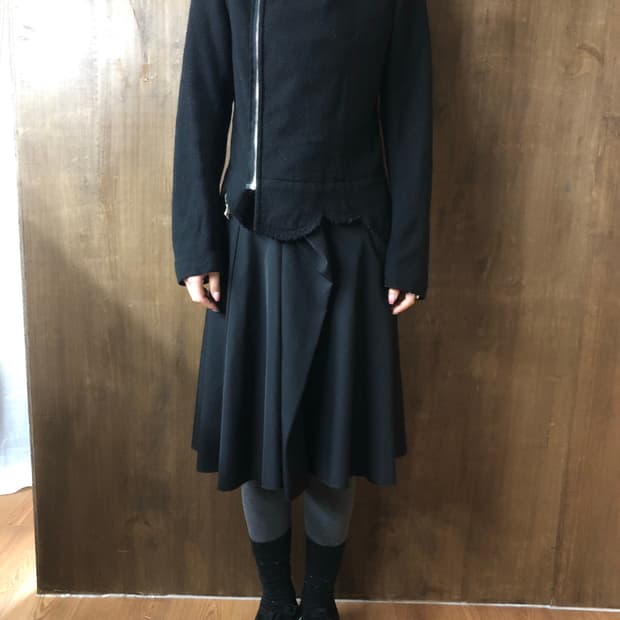 Comme des garcons X H&M 라이더 자켓 34