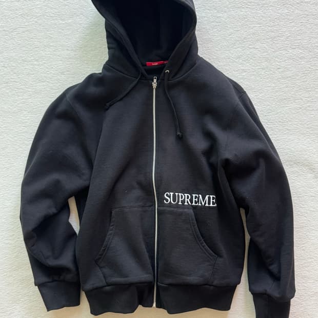 슈프림 19AW/Thermal Zip Up Hooded Sweatshir