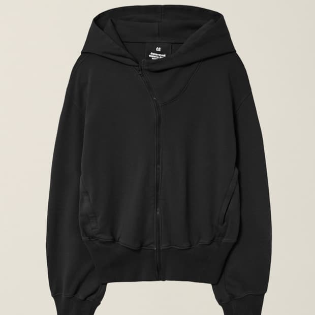 누마레 EE 커브드 후드집업 블랙 L