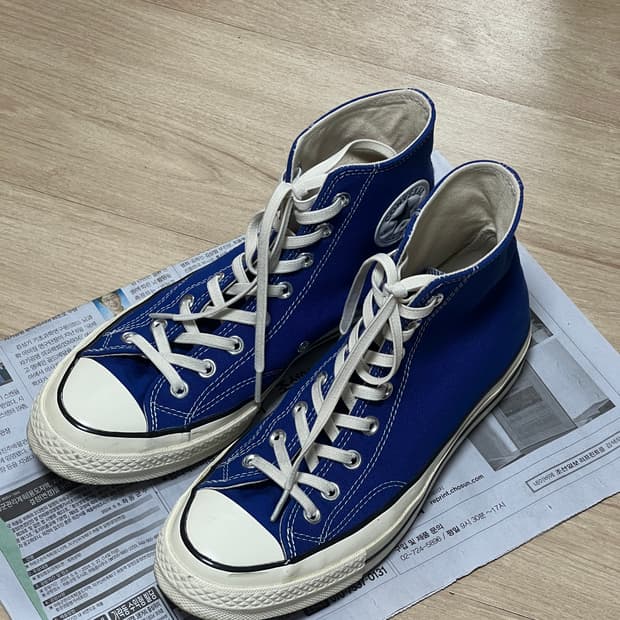 컨버스 척테일러 70 하이 러쉬블루