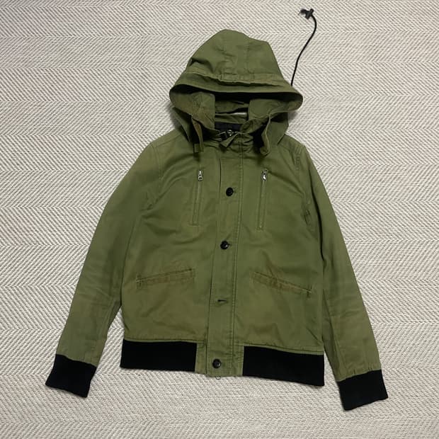 Lhp 밀리터리 하이브리드 후드자켓  goa lgb