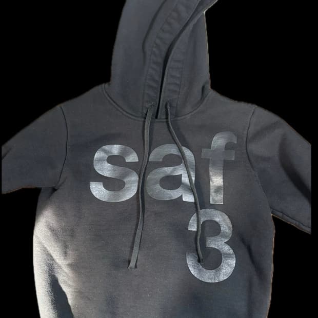 사파리스팟 1/2 후드티 블랙