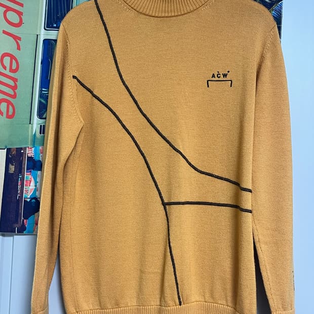 a cold wall 모크넥 니트