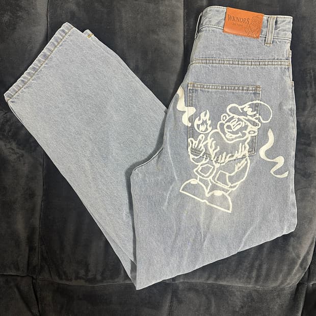 위캔더스 데님팬츠 M