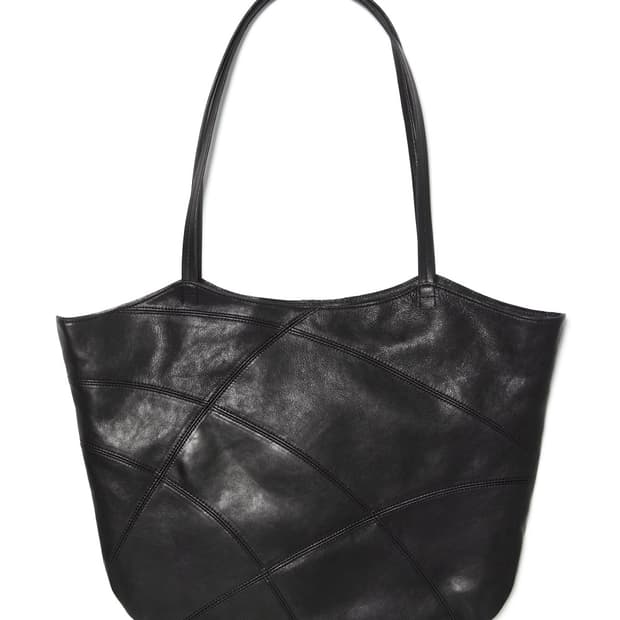 해칭룸 web Tote Lamb Skin Black