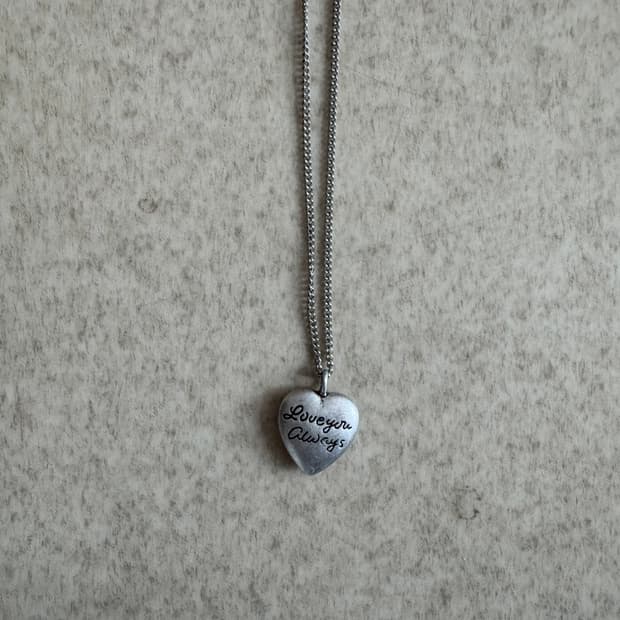 하트 팬던트 목걸이