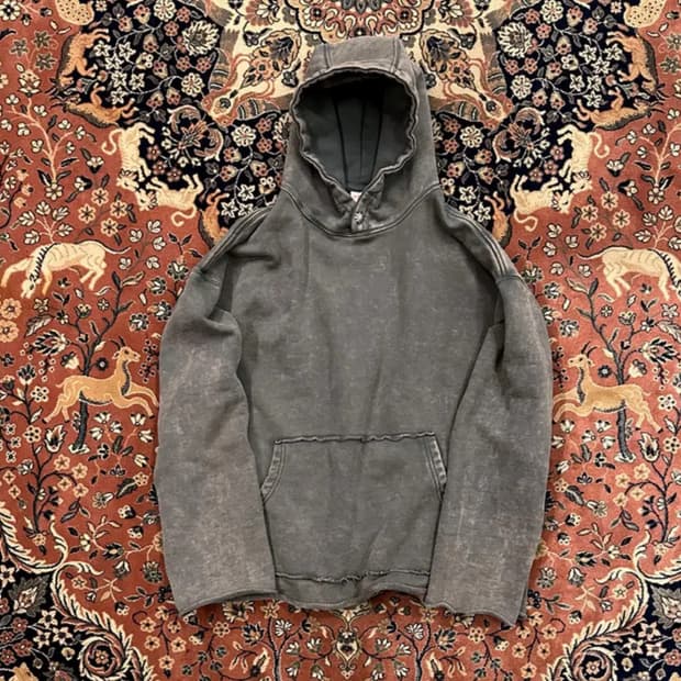 [XL] 블랙아웃 후드 그레이