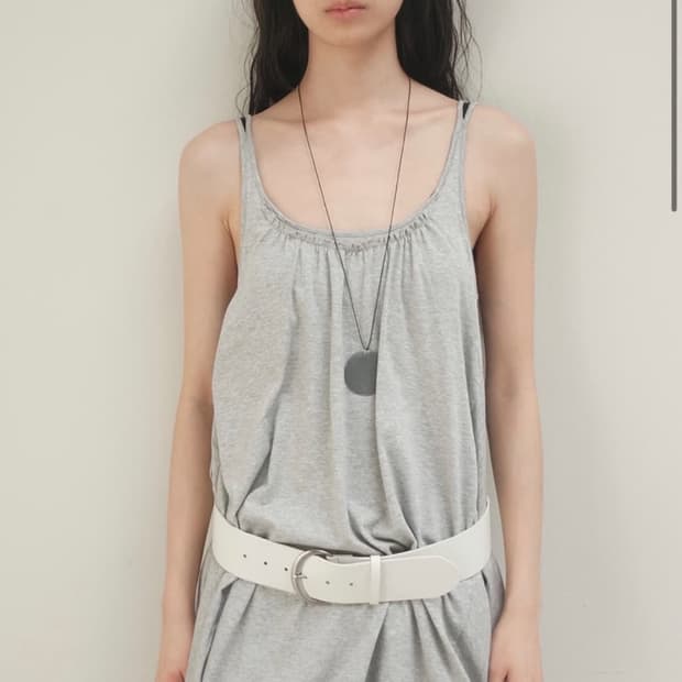 세릭 벌룬 원피스 그레이