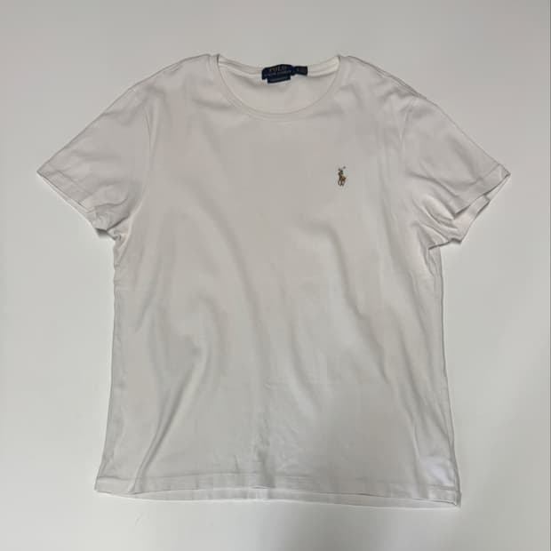 정품!! 폴로 랄프로렌 커스컴 슬림핏 반팔 티셔츠 L