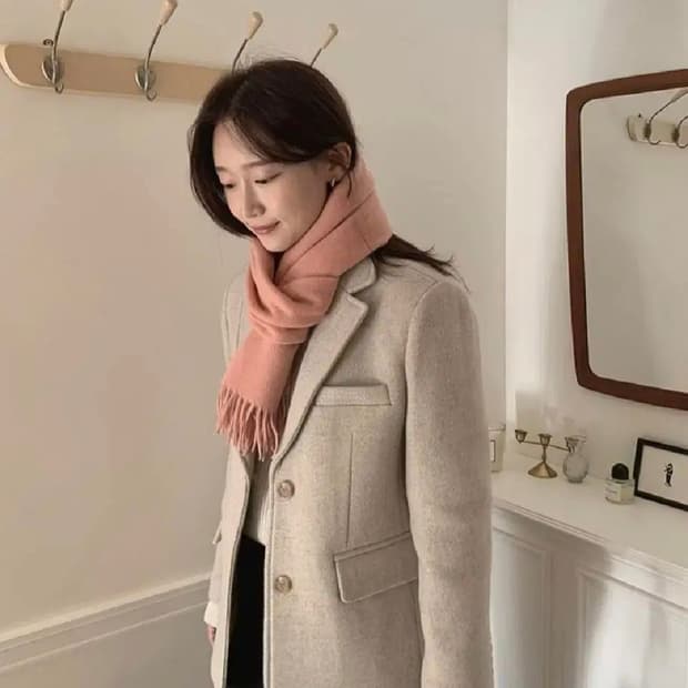 (택포) 가내스라 ordinaire 위드 울 코트자켓