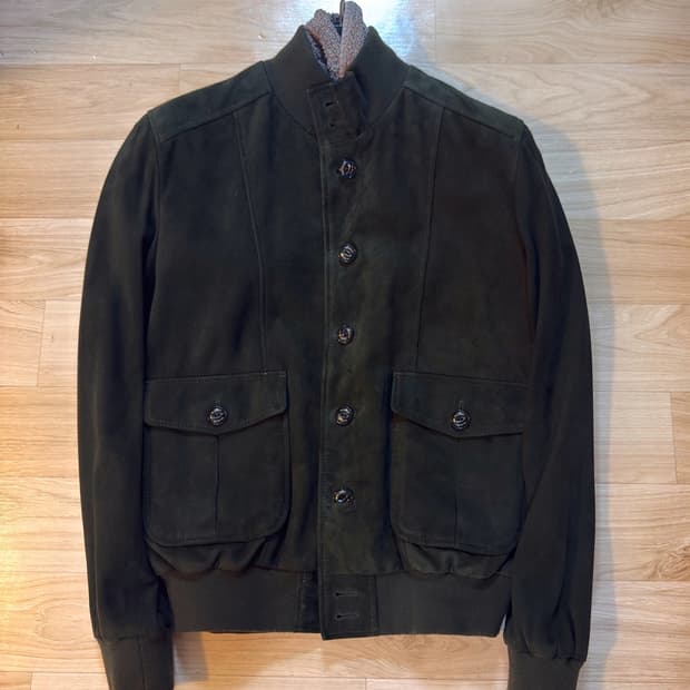 테너리x마벨로 A1 스웨이드 자켓