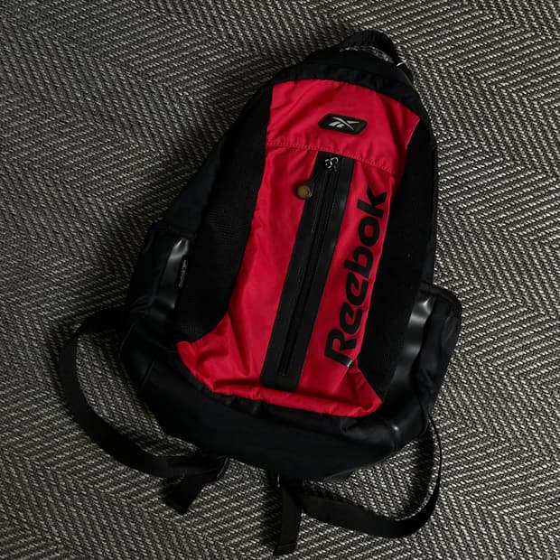 00s 리복 빅로고 올드스쿨 디테일 백팩y 3492