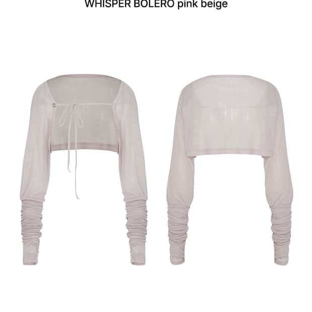 WHISPER BOLERO pink beige