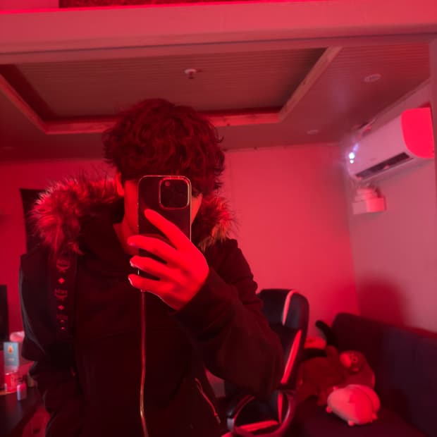 비엑세스 퍼 후드집업 블랙