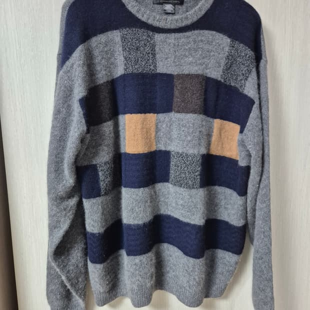 CORSINI 코르시니 캐시미어100% 니트 스웨터 라지 패턴니트