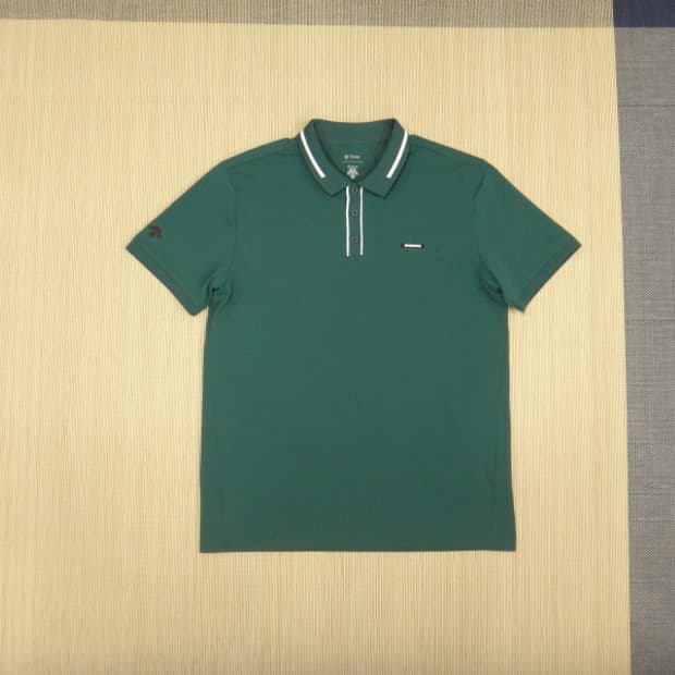 (2XL) 데상트 카라 포인트 터프 폴로 티셔츠