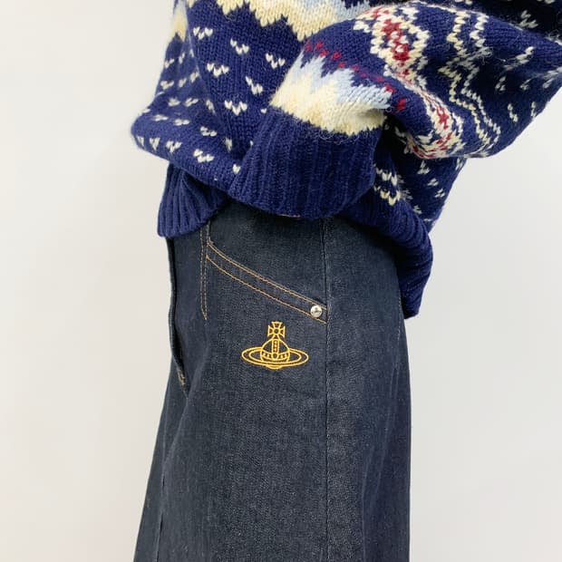 비비안 웨스트우드 데님 스커트