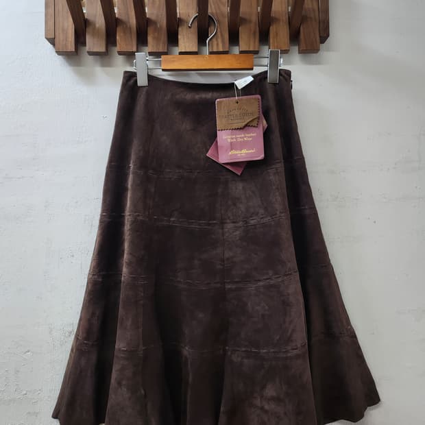 일본빈티지 에디바우어 스웨이드스커트(새상품)