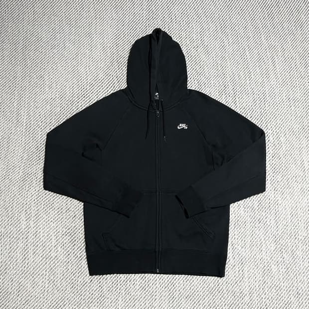 [M] Nike sb 나이키 SB 블랙 면 후드집업 자켓