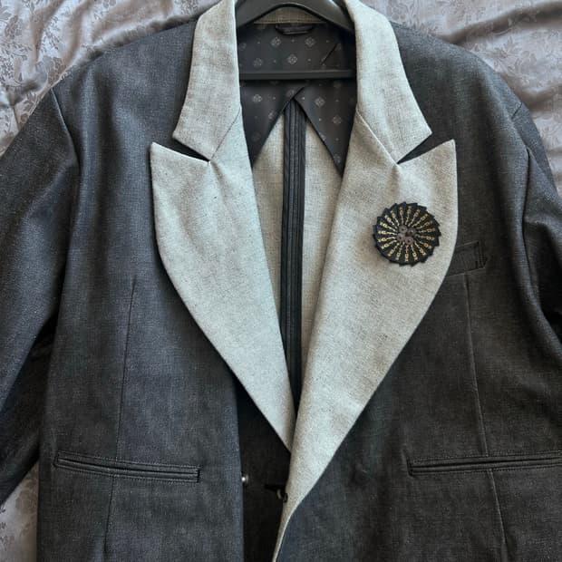 캐피탈 데님 자켓