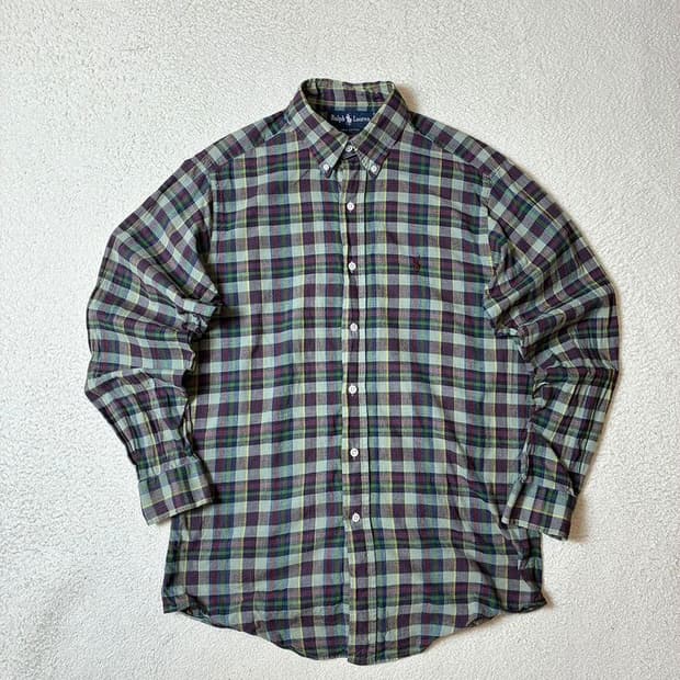 폴로 랄프로렌 90's 컨트리 체크 셔츠 PN7579