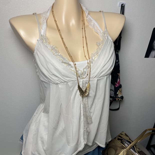 빈티지 페어리 오픈 슬리브리스