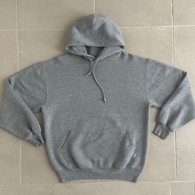 90s 빈티지 러셀 후드 그레이 L USA