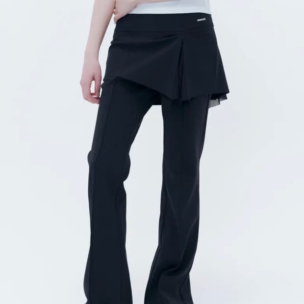 Pleats skirt pants BLACK (2사이즈)