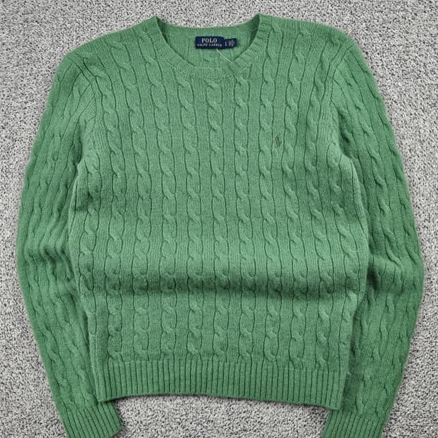 폴로랄프로렌 트위스티드 케이블 스웨터 니트 ( L ) / 10510