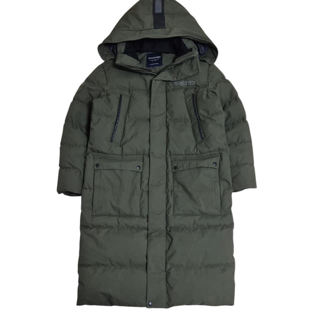 디스커버리 구스다운 롱패딩