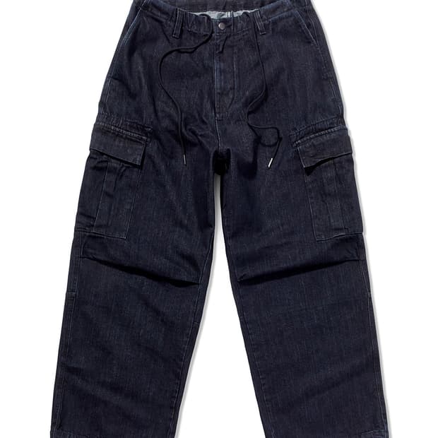 (3) 해칭룸 x 르세라핌 Denim Cargo Pants