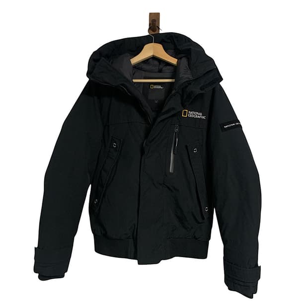 내셔널 지오그래픽 덕다운 숏패딩 L