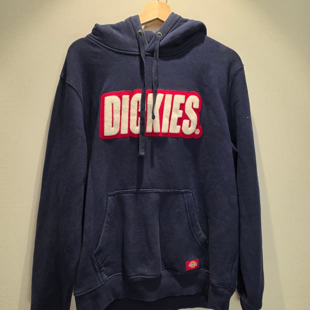 Dickies 디키즈 네이비 로고 후드티