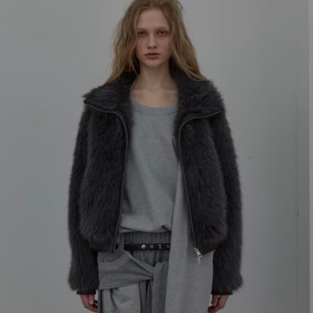 LCDC 퍼 자켓 그레이 구해요