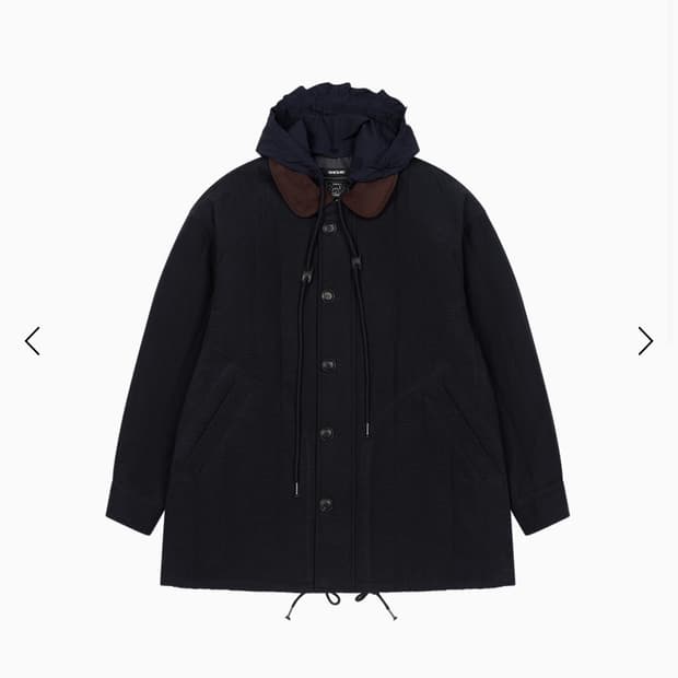 OHESHIO 오헤시오 자켓 CORDUROY COLLAR QUILTED 
