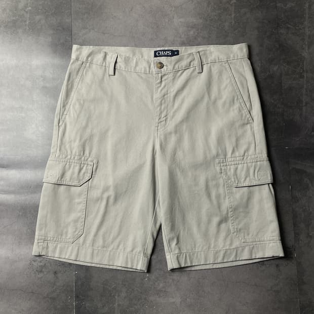 CHAPS 챕스 빈티지 라이트그레이 카고 쇼츠 A00985
