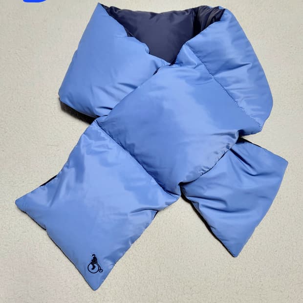 택포)빈폴키즈 패딩 머플러. 아동 패딩목도리