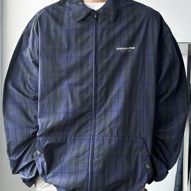 디스이즈네버댓 21F/W 코듀라 체크 스윙탑 자켓